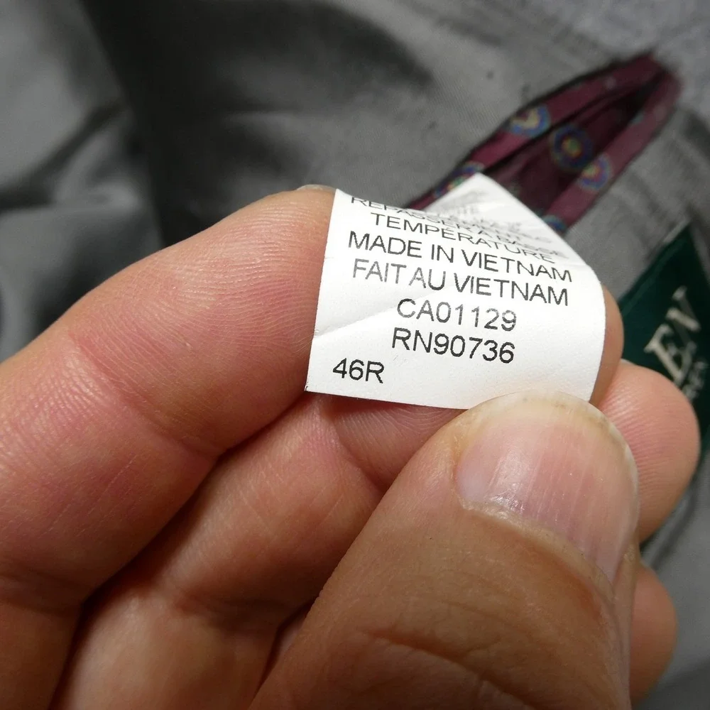 Lauren Ralph Lauren Blazer Mens 46R Gray Wool Silk‎ Cashmere Sport Coat Jacket